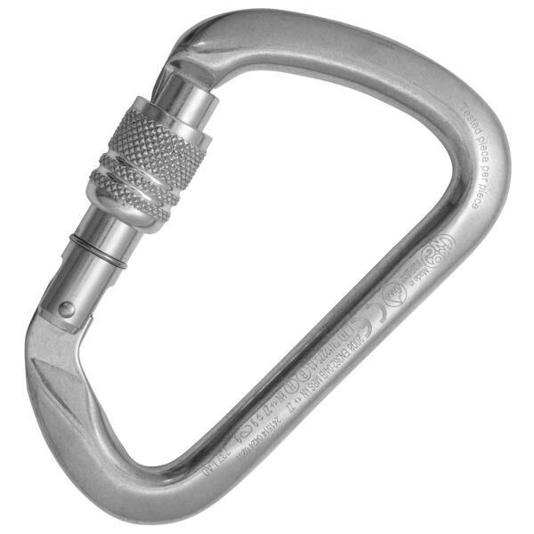 Kong Large Multiuse Screw Sleeve Parlak Vidalı Kilitli Alüminyum Asimetrik Karabina 27 kN 112 mm Keylock 737LA0PPPKK