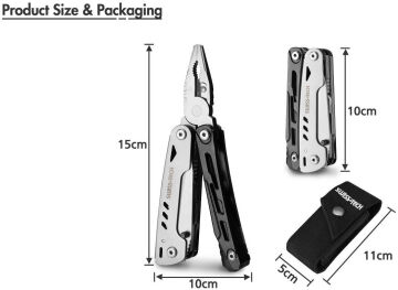 Swiss Tech 11 Fonksiyonlu Mini Çok Amaçlı Pense ST021019