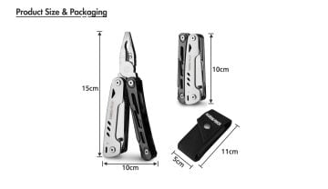 Swiss Tech 11 Fonksiyonlu Mini Çok Amaçlı Pense ST021019