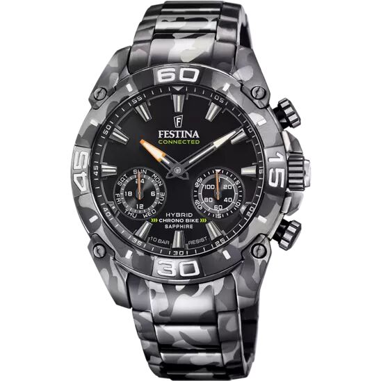 FESTINA F20545/1 CONNECTED BLACK CAMOUFLAGE ERKEK KOL SAATİ