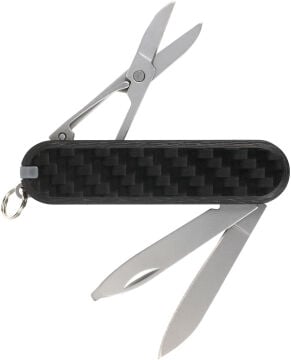 Swiss Tech 7 Fonksiyonlu Karbon Fiber Saplı Çok Amaçlı Çakı ST029044