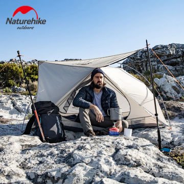 Naturehike Vik 1 Çadır Ultralight Silikon Çadır Moon White