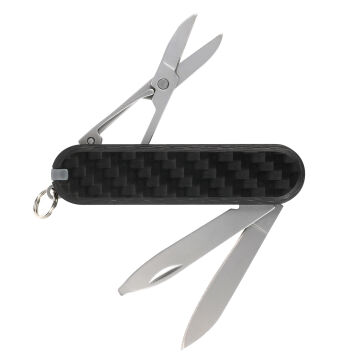 Swiss Tech 7 Fonksiyonlu Karbon Fiber Saplı Çok Amaçlı Çakı ST029044