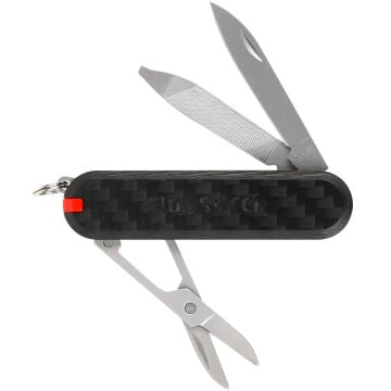 Swiss Tech 7 Fonksiyonlu Karbon Fiber Saplı Çok Amaçlı Çakı ST029044