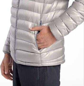 PAJAK Levity Men Gümüş 750 Fill RDS Kaz Tüyü Erkek Ultralight Outdoor Mont