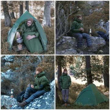Naturehike UltraLight Kaz Tüyü 2IN1 Uyku Tulumu & Ceket (-15°C & -8°C )