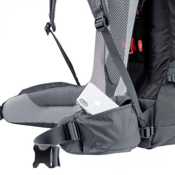 Deuter Futura Air Trek 50 + 10 Litre Outdoor Sırt Çantası black-graphite MZ