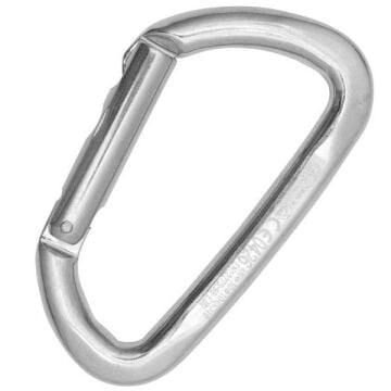 Kong Guide Straight Gate Parlak Düz Kapılı Alüminyum Asimetrik Karabina 30 kN 110 mm Keylock 733L00PP0KK