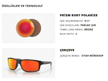 Oakley Gibston OMatter Çerçeve  Prizm Polarize Lens Erkek Gözlük OO9449-0560
