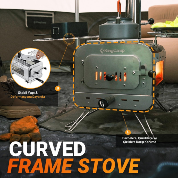 KingCamp Surefire Bushcraft Premium Kamp Sobası