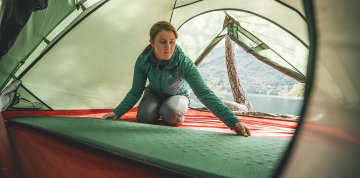 Robens Campground 50 Ultra Yalıtımlı Şişme Mat R-:4,1 (-12°C) Green