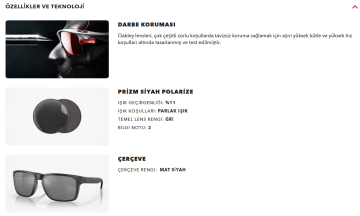 Oakley Holbrook XL OMatter Çerçeve Prizm HDO Polarize Lens Yarı Balistik Taktik Erkek Gözlük OO9417-0559