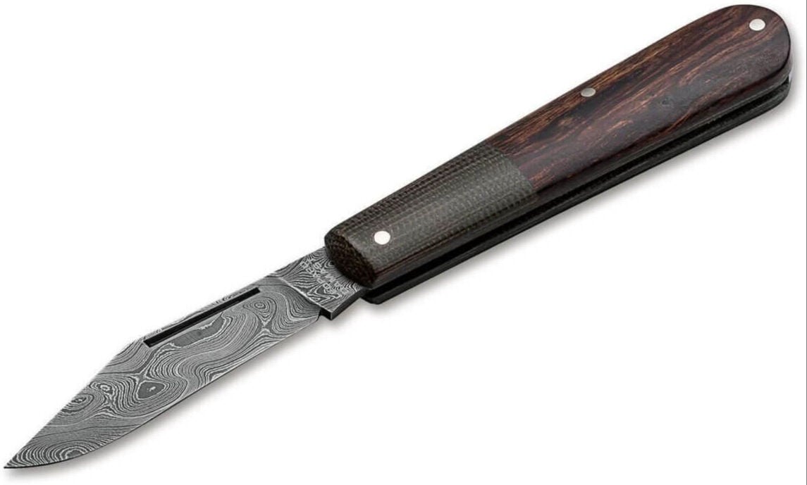Böker Manufaktur Barlow Integral Leopard-Damascus Çakı