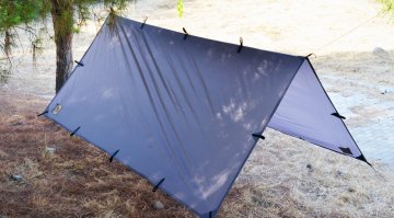Bushlove Bushcraft Tarp Tente 3m*3m Gri Araç Yan Tente Gölgelik