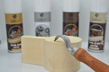 Ozul Knives Ahşap Kaşık Oyma Bıçağı Sağ El 30 mm