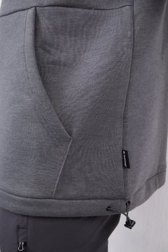 Alpinist Delta Kapşonlu Sweatshirt Antrasit