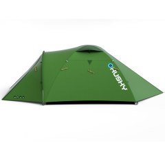 Husky Baron 3 Kişilik Yeşil Yeni Seri Kapalı Bagaj Altı Çift Girişli Çadır