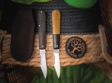 Böker Manufaktur Barlow Integral Burlap Mikarta Çakı