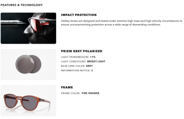Oakley Latch Forge OMatter Çerçeve Prizm Polarize Lens Erkek Gözlük OO9265-7353