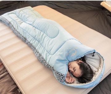 Naturehike L350 Zarf Tarzı Kapüşonlu Uyku Tulumu -15 C Mavi NH21MSD07