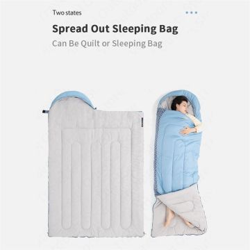 Naturehike L350 Zarf Tarzı Kapüşonlu Uyku Tulumu -15 C Mavi NH21MSD07