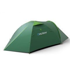 Husky Bizon 4 Plus Yeşil 4 Kişilik Çadır Çift Girişli
