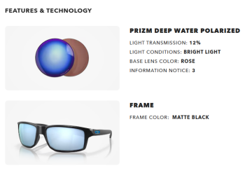 Oakley Gibston OMatter Çerçeve  Prizm Polarize Lens Erkek Gözlük OO9449-1660