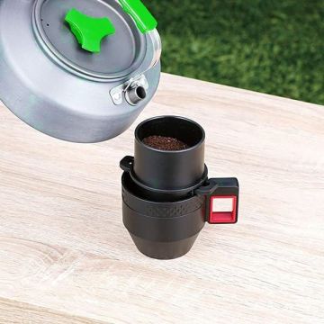 Orcamp Taşınabilir Kahve Makinesi Değirmeni ve Filtresi