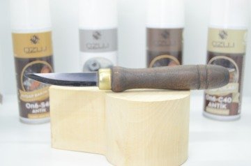 Ozul Knives Ahşap Kuksa Kaşık Oyma Bıçağı 7.5 Cm