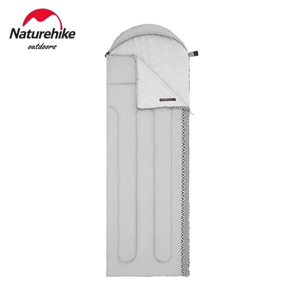 Naturehike L250 Zarf Tarzı Kapüşonlu Uyku Tulumu -10 C Gri NH21MSD07