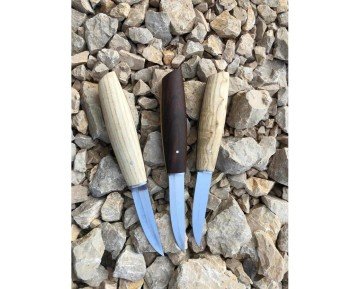 Ozul Knives Ahşap Kuksa Kaşık Oyma Bıçağı İnci-Sivri 10 Cm