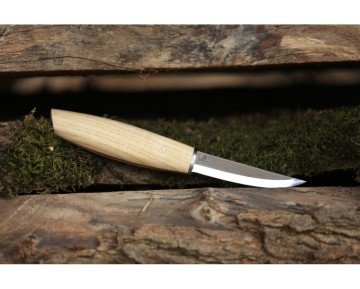 Ozul Knives Ahşap Kuksa Kaşık Oyma Bıçağı İnci-Sivri 10 Cm