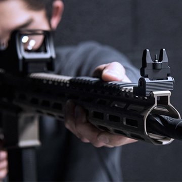 Unleash The Glow Profile Ar-15 Front