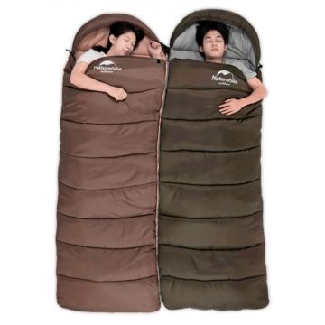 Naturehike U150 Zarf Tarzı Kapüşonlu Uyku Tulumu -6 C Haki