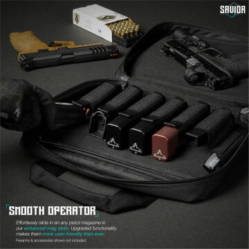 SAVIOR SPECIALIST Çift Kapasiteli Tabanca Çantası (Siyah)