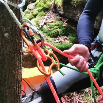 KONG OKA-X Canyoning İniş Aleti Kanyon Emniyet Aleti (Descender)