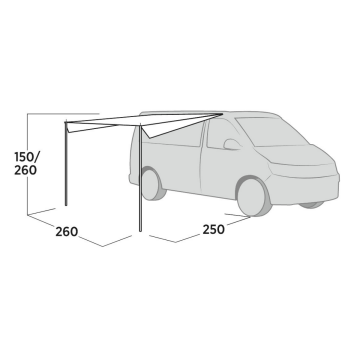 Easy Camp Voss Canopy Araç Yan Tente Çadır
