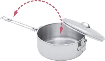 Msr Alpine StowAway Pot 1.1L (Tencere) Gümüş