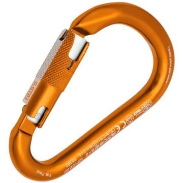 Kong HMS Classic RISE Lock Turuncu/Gümüş RISE Lock Kilitli Alüminyum HMS Karabina 22 kN 116 mm Keylock 786ME0OPOKK