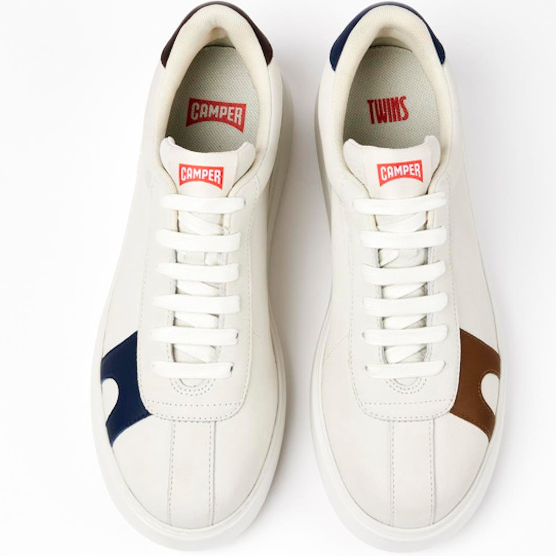 Camper Runner K21 Twin Ozette Houston,Sella Yard/K21Bio Hou Beyaz Erkek Ayakkabı K100743-030