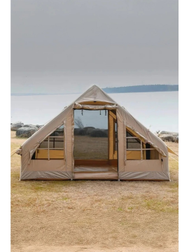 Fischer 420D Oxford Soba Baca Çıkışlı Şişme Çadır 300X210X190 + Pompa Dahil ERT777