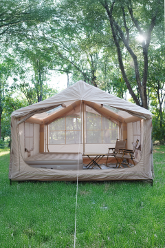 Fischer 210D Oxford Soba Baca Çıkışlı Şişme Çadır 300X250XH220cm + Pompa Dahil ERT924