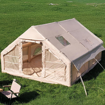 Fischer 420D Oxford Soba Baca Çıkışlı Şişme Çadır 400X300XH210cm + Pompa Dahil ERT996