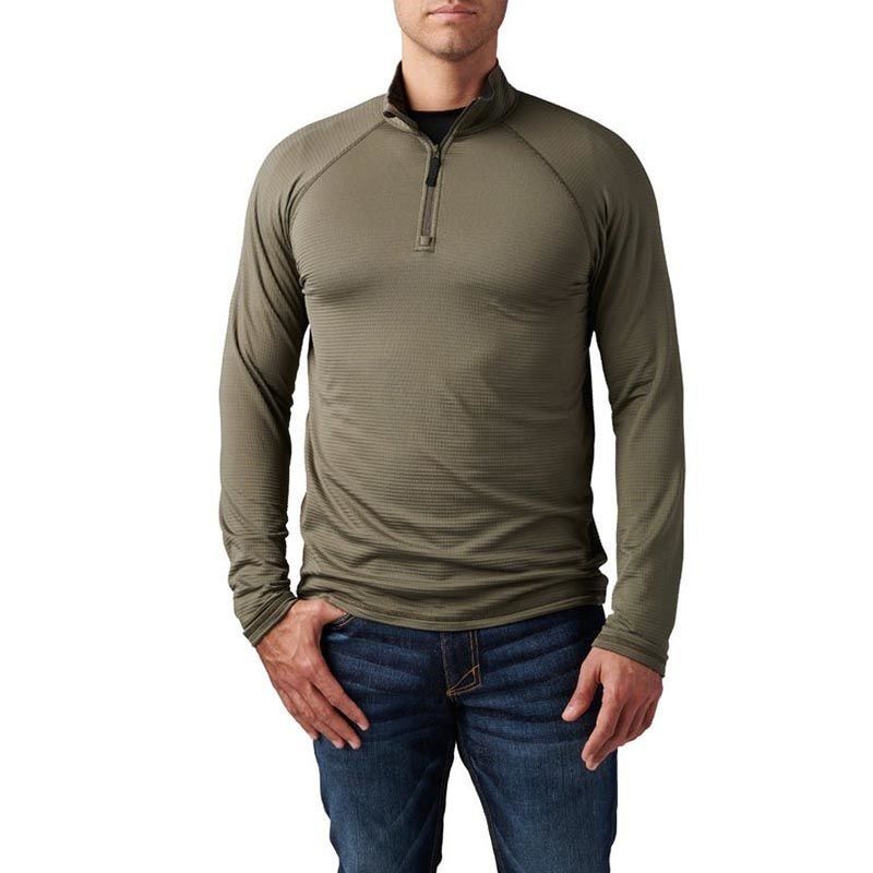 5.11 Stratos 1/4 Kısa Fermuar Sweat Ranger Yeşil