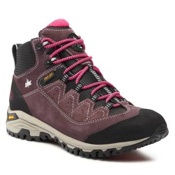 Lomer Italy Sella II MTX High Suede Waterproof Vibram Süet Deri Kadın Bot Borgogna