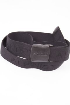 Alpinist Stretch Webbing Kemer Siyah