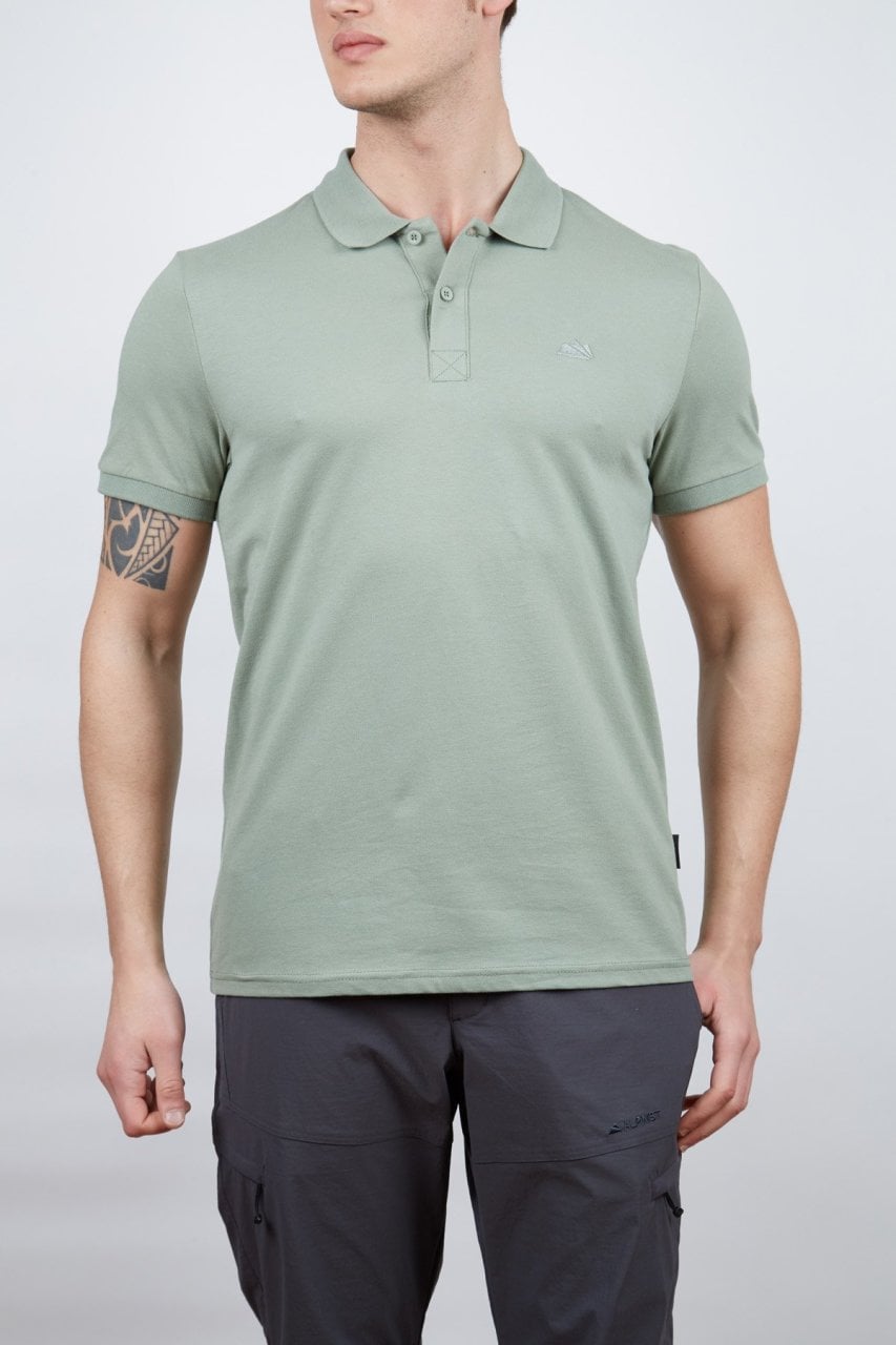 Alpinist Stratus Erkek Polo T-Shirt Elma Yeşili
