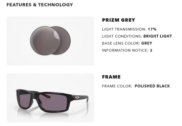 Oakley Gibston OMatter Çerçeve Prizm Lens Erkek Gözlük OO9449-0160