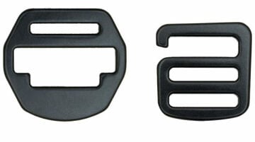 Kong Buckle 937A.21 Açılabilir Alüminyum Toka Siyah 20 mm 937A210N0XK