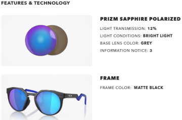 Oakley HSTN BiO-Matter Çerçeve Prizm Polarize Lensli Erkek Gözlük OO9242 04-52